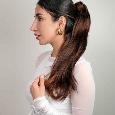 Claw clip ponytail for extreme volume | NH