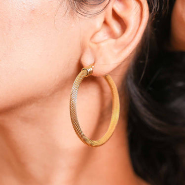 Classic Thick Large Hoop Earrings | NH X Evil Eye Jewel