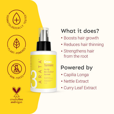 Turmeric Scalp Revitaliser Serum 100ml