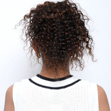 Curly Hair Topknot Extensions – Wrap Around