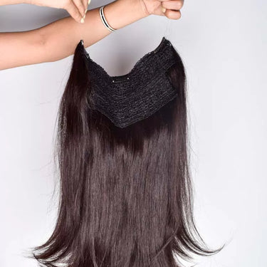 Halo Extensions – Dark Brown – Classic hair extensions