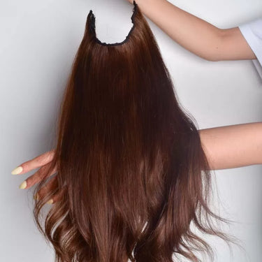 Halo Extensions – Light Brown – Classic Hair Extensions