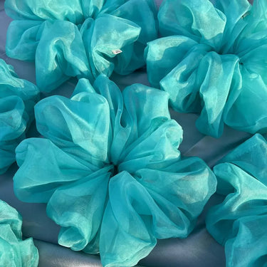 Blue Organza Cloudy