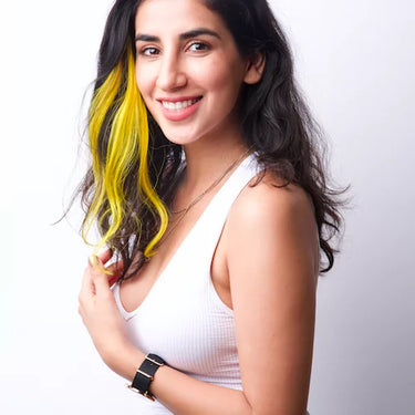 Oh My Yellow! #Strandout- Coloured clip-In Hair