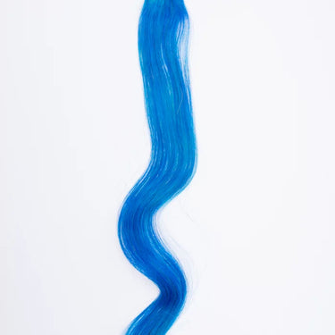 Electric Blue Hair Strand – #Strandout- Coloured clip-In Hair