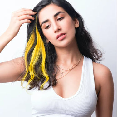 Oh My Yellow! #Strandout- Coloured clip-In Hair