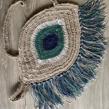 Handmade Evil Eye Boho Sling Bag | Evil Eye Jewel X NH